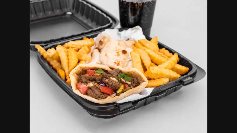 Bigi's Beef Shawarma Wrap Meal