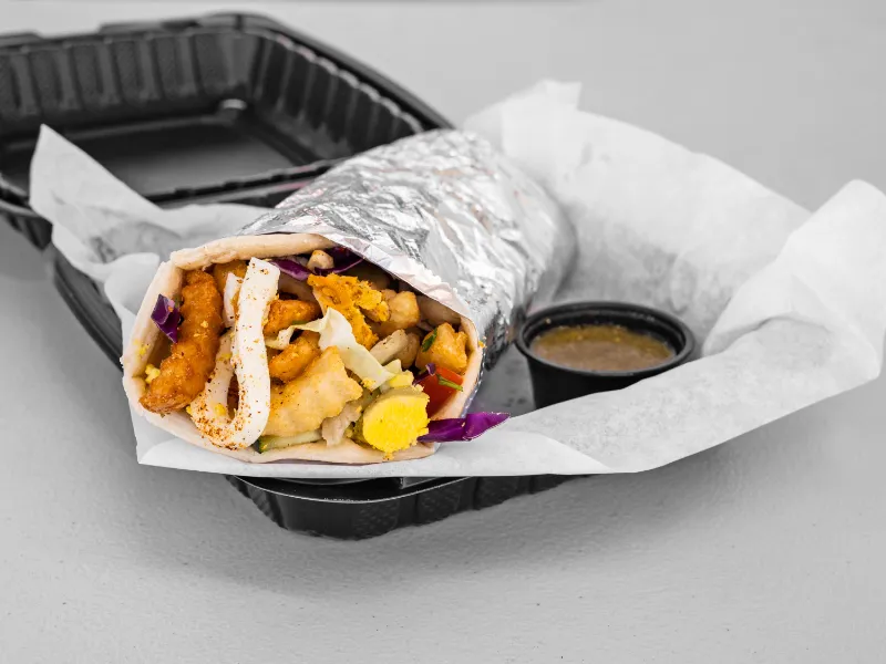 Bigi's Silk Road Wrap AKA Afghan Burger